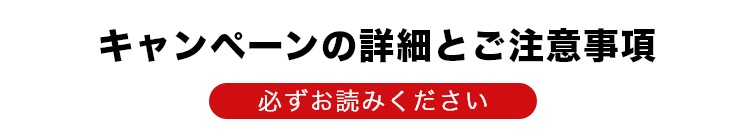 キャンペーンの詳細とご注意事項　必ずお読みください